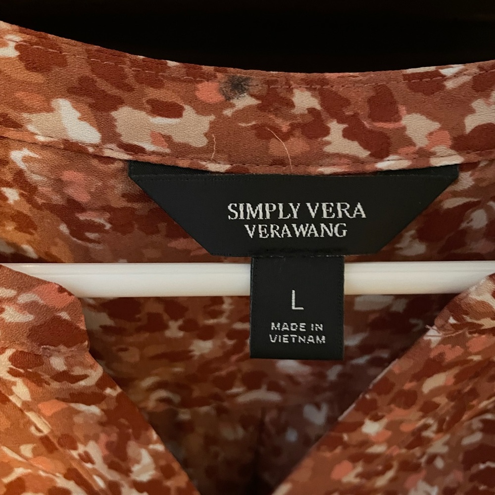 NWT Long Sleeved Simply Vera Vera Wang Tunic